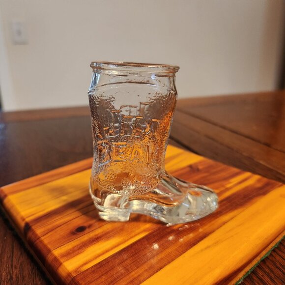 Jim Beam Boot Shot Glass DISCOUNTED SHIPPING - Picture 2 of 7